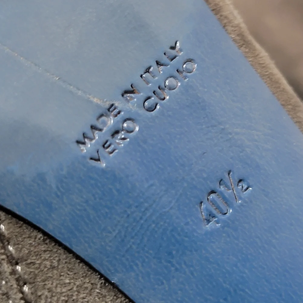 Costume National platform boots in grey suede - Picture 11 of 12